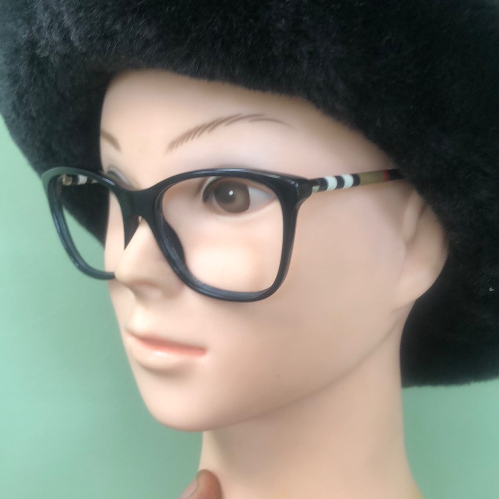 Burberry Square Plastic Frames Only Eyeglasses By… - image 4